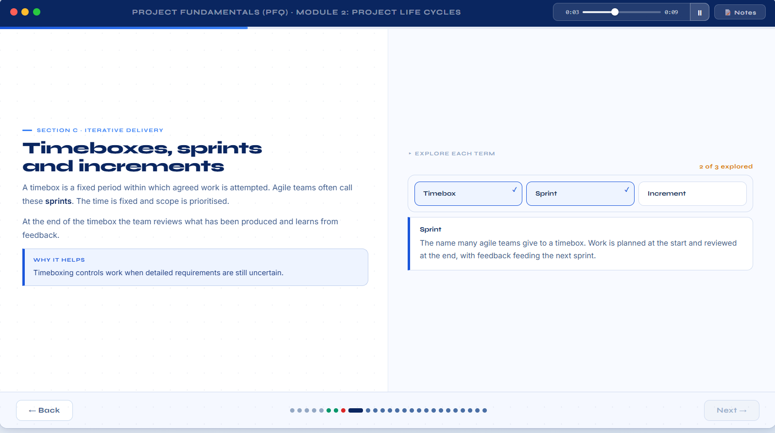 Tap-to-explore concepts that make the ideas stick